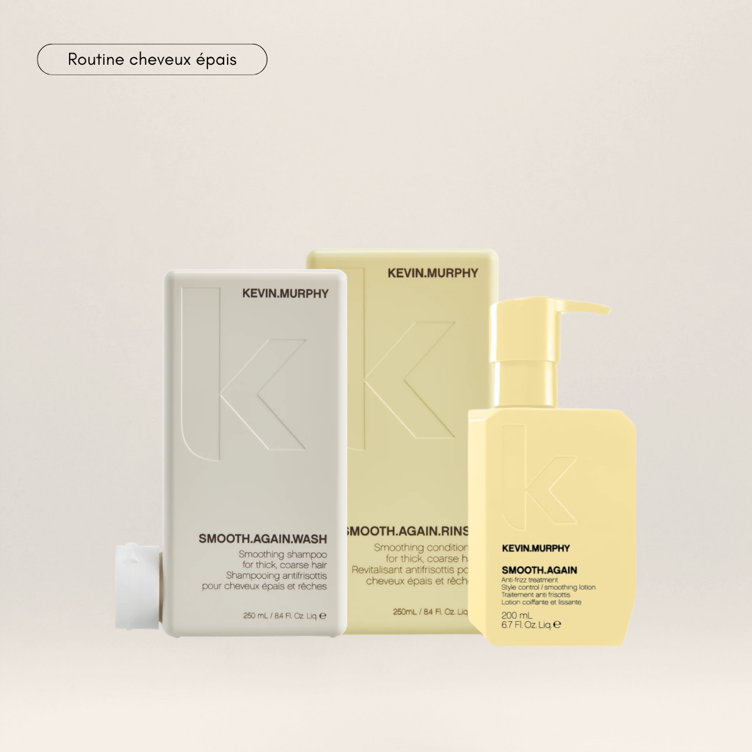 Routine cheveux épais